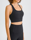 Cross Back Yoga Crop Top