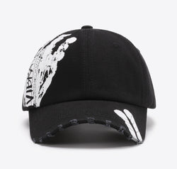 VIBRA Graphic Distressed Adjustable Baseball Cap