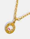 Stainless Steel 18K Gold-Plated Necklace