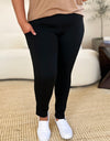 Wide Waistband Sports Leggings