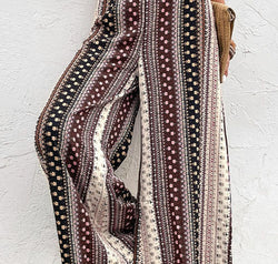 Floral High Waist Wide Leg Pants