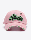 ATLANTIC Graphic Distressed Baseball Cap