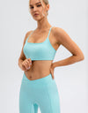 Crisscross Spaghetti Strap Active Cami