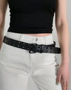 Grommet PU Leather Belt