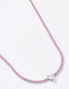 Heart Inlaid Zircon 925 Sterling Silver Necklace