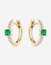 Lab-Grown Emerald Earrings