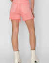 RISEN High Rise Distressed Denim Shorts