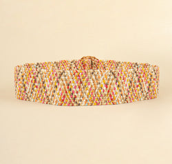 Multicolored Wide Belt