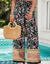 Printed High Waist Wide Leg Pants