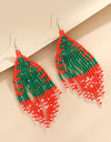 Christmas Beaded Earrings