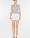 Kancan Raw Hem Distressed Denim Shorts