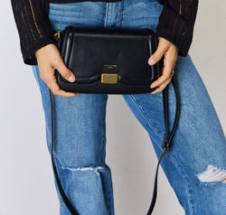 David Jones PU Leather Crossbody Bag