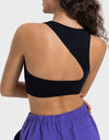 Cutout Round Neck Active Tank