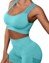 Cutout Scoop Neck Tank and Shorts Active Set