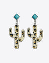 Turquoise Cactus Earrings