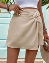 Twisted High Waist Skort