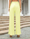 Drawstring Wide Leg Pants