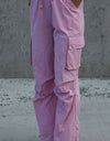 Drawstring Straight Pants with Pockets