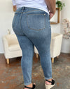 Judy Blue Full Size Cuffed Hem Slim Jeans