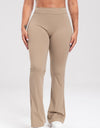 Ruched High Waist Bootcut Active Pants