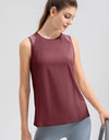 Round Neck Wide strap Active Tank