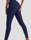 High Waist Seamless Ankle-Length Yoga Leggings