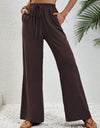 Wide Leg Drawstring Pants