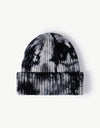 Tie-Dye Ribbed Cuffed Beanie