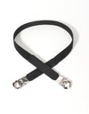 Zinc Alloy Buckle Elastic PU Belt