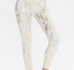 Animal Print Slim Fit Wide Waistband Long Sports Pants