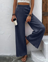 Full Size High Waist Wide Leg Pants