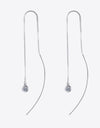 Moissanite 925 Sterling Silver Threader Earrings