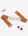 Chain Detail Elastic Belt