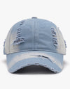 Distressed Adjustable Cotton Baseball Cap