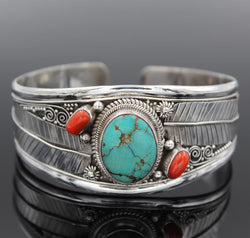Turquoise Open Bracelet