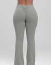 Ruched High Waist Bootcut Active Pants