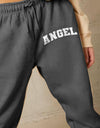 Simply Love Simply Love Full Size Drawstring Angel Graphic Long Sweatpants