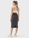 Slit Wrap Active Skirt