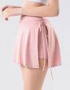 High Waist Active Skort with Pockets