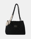 Braided Strap Polyester Tote Bag