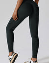 Wide Waistband Slim Fit Long Sports Leggings