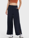 Slit Wide Leg Active Pants