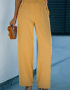 High Waist Wide Leg Pants with Pockets