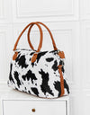 Animal Print Brushed Weekender Bag