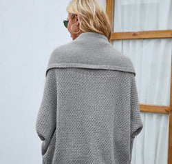 Open Front Long Sleeve Cardigan