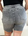 Judy Blue Full Size High Waist Washed Denim Shorts