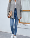 Open Front Long Sleeve Cardigan