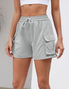 Drawstring Elastic Waist Shorts with Pockets