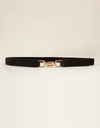 Alloy Buckle Elastic Belt