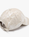 Distressed Adjustable Cotton Baseball Cap